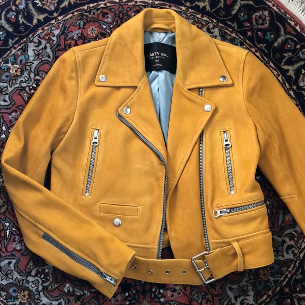 Suede Moto Jacket